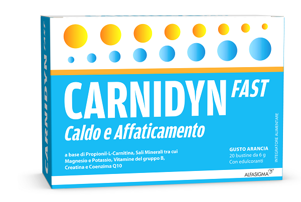 CARNIDYN FAST MAGNESIO/POTASSIO 20 BUSTINE - Farmacia Puddu Baire S.r.l.