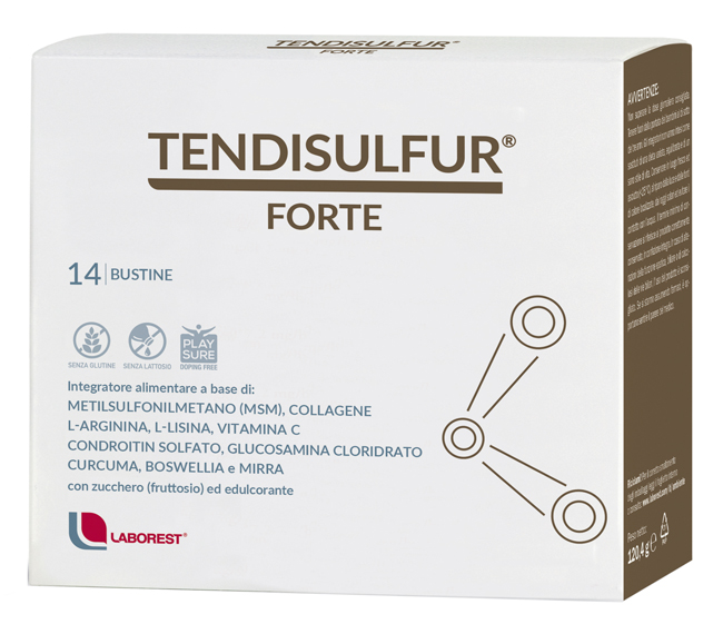 TENDISULFUR FORTE 14 BUSTE 119 G - Farmacia Puddu Baire S.r.l.