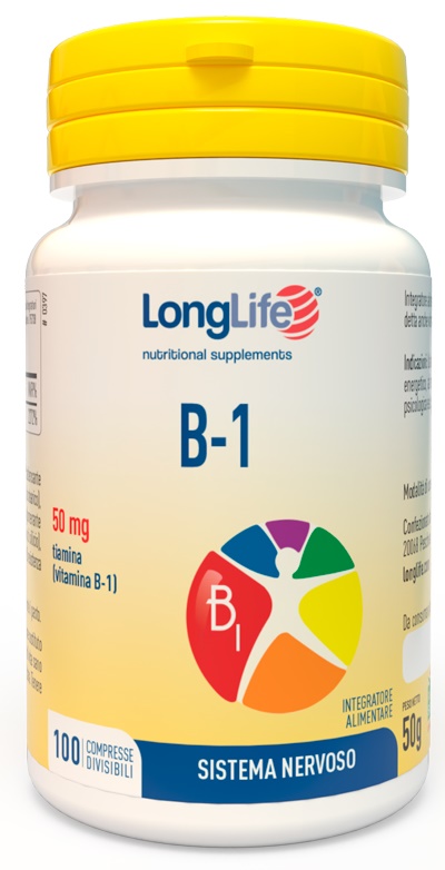 LONGLIFE B1 100 COMPRESSE 50 MG - Farmacia Puddu Baire S.r.l.