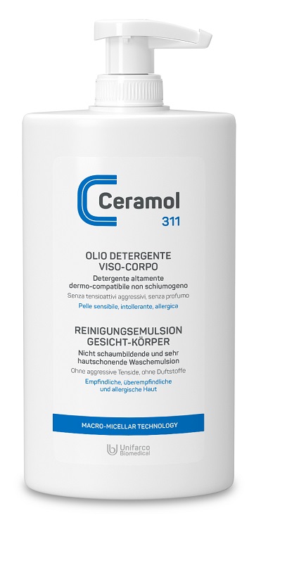 CERAMOL OLIO DETERGENTE VISO/CORPO 400 ML - Farmacia Puddu Baire S.r.l.