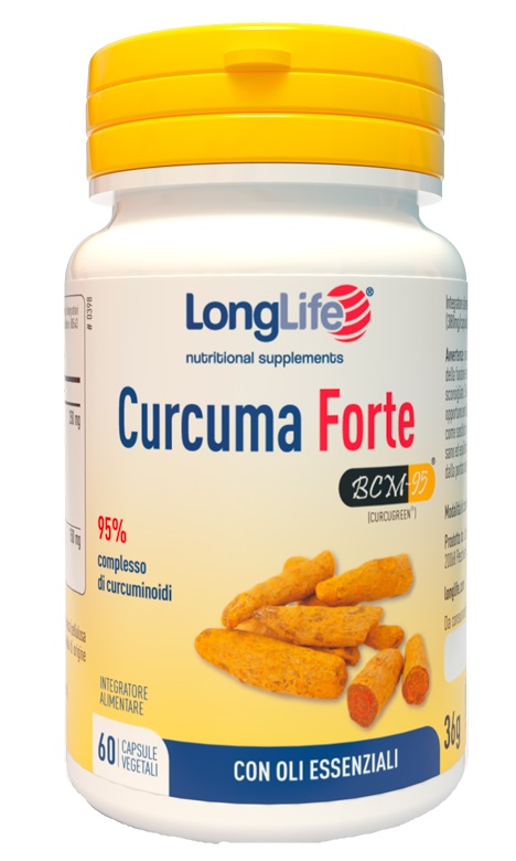 LONGLIFE CURCUMA FORTE 60 CAPSULE VEGETALI - Farmacia Puddu Baire S.r.l.