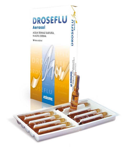 DROSEFLU FIALE AEROSOL ACQUA TERMALE SULFUREA 10 FIALE DA 2 ML - Farmacia Puddu Baire S.r.l.