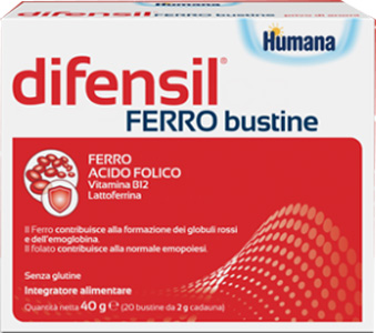 DIFENSIL FERRO BUSTINE 20 BUSTINE 2 G - Farmacia Puddu Baire S.r.l.