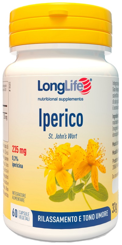 LONGLIFE IPERICO 60 CAPSULE VEGETALI - Farmacia Puddu Baire S.r.l.