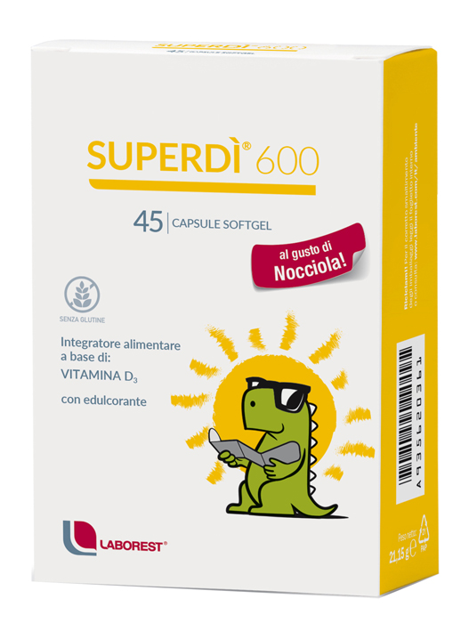 SUPERDI' 600 45 CAPSULE - Farmacia Puddu Baire S.r.l.