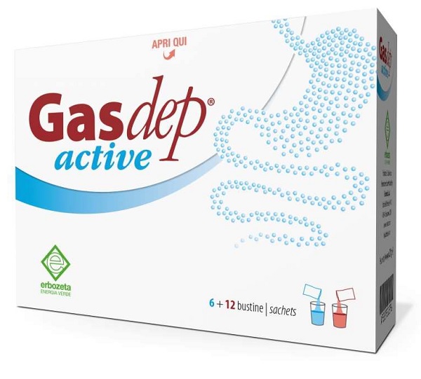 GASDEP ACTIVE 6+12 BUSTINE - Farmacia Puddu Baire S.r.l.