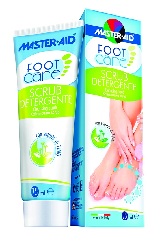 MASTER-AID FOOT CARE DETERGENTE SCRUB PER PIEDI 75 ML - Farmacia Puddu Baire S.r.l.