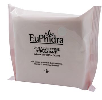 EUPHIDRA SALVIETTINE STRUCCANTI 20 PEZZI - Farmacia Puddu Baire S.r.l.