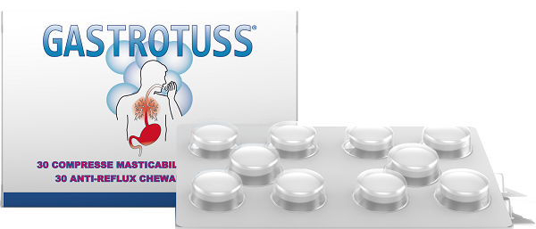 GASTROTUSS ANTIREFLUSSO 30 COMPRESSE MASTICABILI - Farmacia Puddu Baire S.r.l.