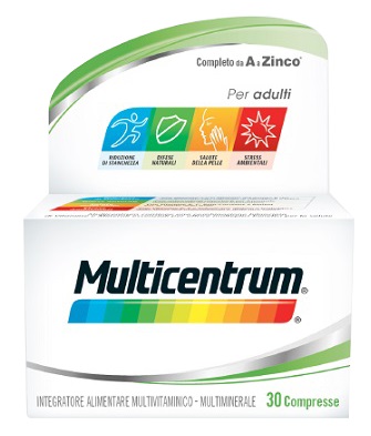 MULTICENTRUM ADULTI 30 COMPRESSE - Farmacia Puddu Baire S.r.l.