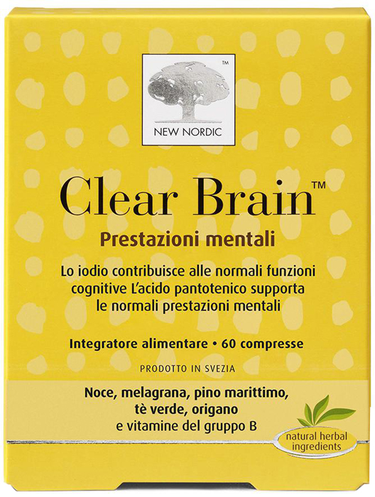 CLEAR BRAIN 60 COMPRESSE - Farmacia Puddu Baire S.r.l.