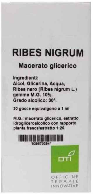 RIBES NIGRUM MACERATO GLICERICO 10% GOCCE 100ML - Farmacia Puddu Baire S.r.l.