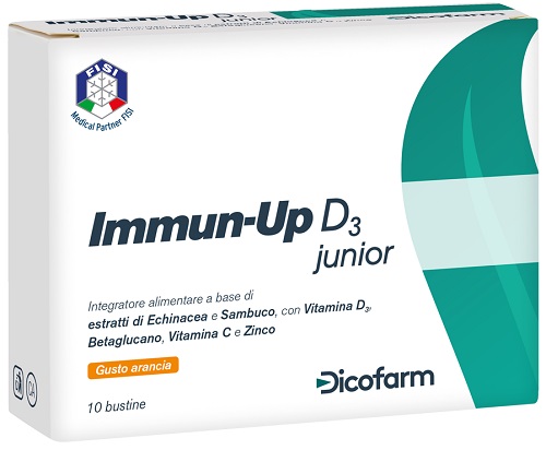 IMMUN UP D3 JUNIOR 10 BUSTINE DA 3 G - Farmacia Puddu Baire S.r.l.