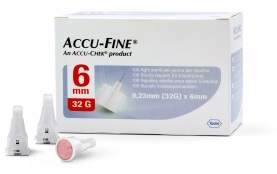 AGO PER PENNA DA INSULINA ACCU-FINE PEN NEEDLE ACCU-CHEK GAUGE 32 X 6MM 100 PEZZI - Farmacia Puddu Baire S.r.l.