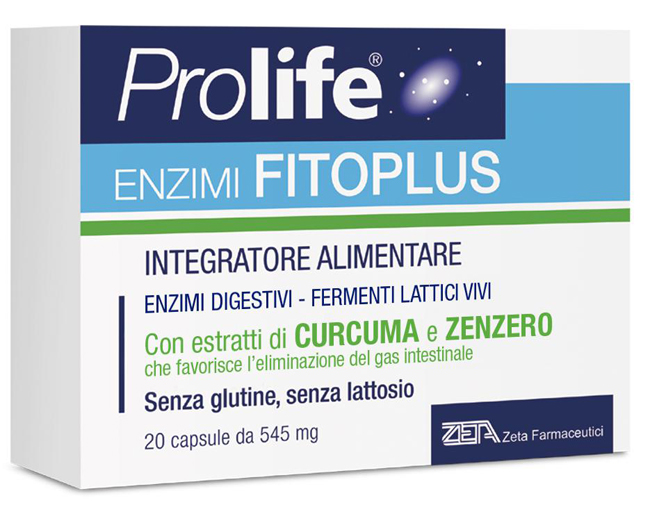 PROLIFE ENZIMI FITOPLUS 20 CAPSULE - Farmacia Puddu Baire S.r.l.