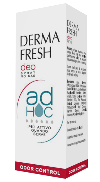 DERMAFRESH DEO SPRAY NO GAS AD HOC ODOR CONTROL DEODORANTE 100 ML - Farmacia Puddu Baire S.r.l.