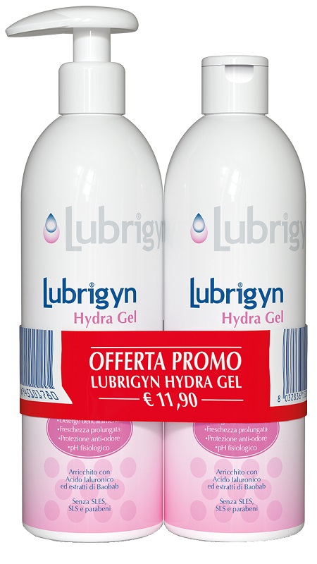 LUBRIGYN HYDRA GEL DUO 400 ML + 400 ML - Farmacia Puddu Baire S.r.l.