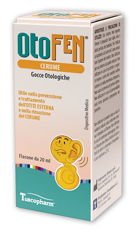 OTOFEN CERUME GOCCE OTOLOGICHE 20 ML - Farmacia Puddu Baire S.r.l.