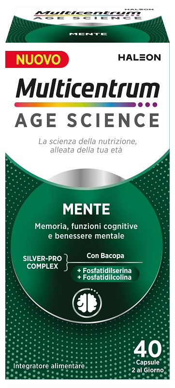MULTICENTRUM AGE SCIENCE MENTE 40 CAPSULE - Farmacia Puddu Baire S.r.l.