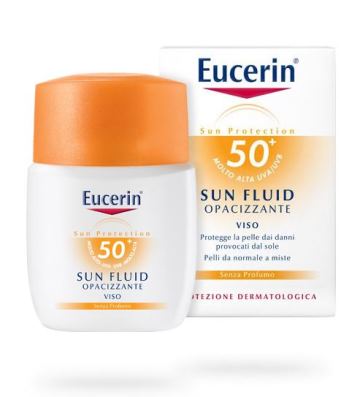 EUCERIN SUN VISO FLUID FP50+ 50 ML - Farmacia Puddu Baire S.r.l.