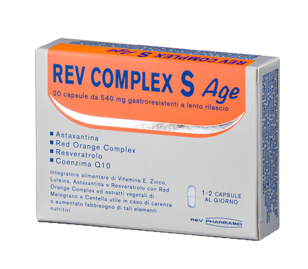 REV COMPLEX S AGE 20 CAPSULE - Farmacia Puddu Baire S.r.l.