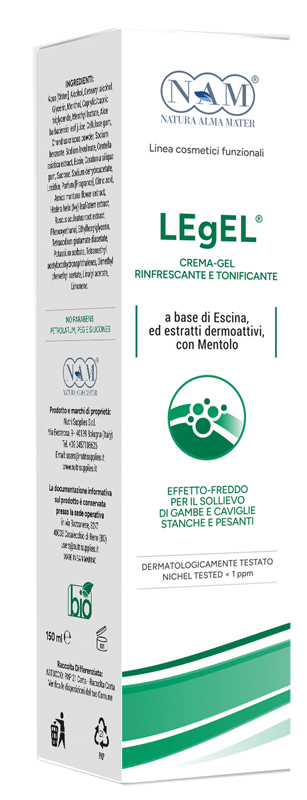 LEGEL CREMA-GEL RIFRESCANTE E TONIFICANTE PER GAMBE 150 ML - Farmacia Puddu Baire S.r.l.
