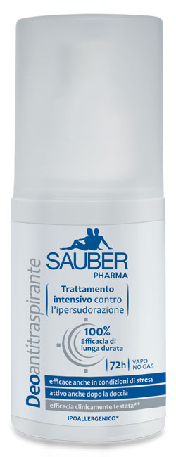 SAUBER ANTITRASPIRANTE 72 ORE VAPO - Farmacia Puddu Baire S.r.l.