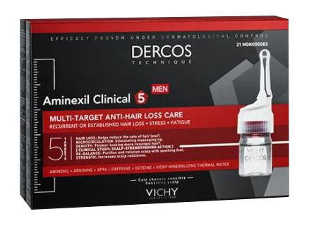 DERCOS AMINEXIL FIALE 42 UOMO 6 ML - Farmacia Puddu Baire S.r.l.