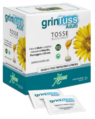 GRINTUSS ADULTI 20 COMPRESSE CON POLIRESIN 1,5 G - Farmacia Puddu Baire S.r.l.