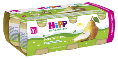 HIPP BIO OMOGENEIZZATO PERA WILLIAMS 6X80 G - Farmacia Puddu Baire S.r.l.