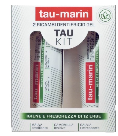 TAU MARIN DENTIFRICIO RINFRESCANTE RICARICA TAU KIT 2X20ML - Farmacia Puddu Baire S.r.l.