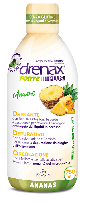 DRENAX FORTE PLUS ESOTICO CON ESTRATTO D'ANANAS 750 ML - Farmacia Puddu Baire S.r.l.