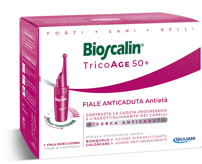 BIOSCALIN TRICOAGE ANTICADUTA ANTIETA' 10 FIALE 3,5 ML - Farmacia Puddu Baire S.r.l.