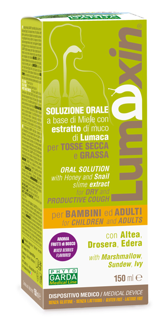 LUMAXIN DISPOSITIVO MEDICO SCIROPPO ADULTI/BAMBINI 150 ML - Farmacia Puddu Baire S.r.l.