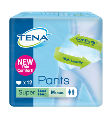 PANNOLONE PULL UP TENA PANTS SUPER TAGLIA MEDIUM 12 PEZZI - Farmacia Puddu Baire S.r.l.