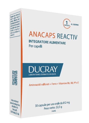 ANACAPS REACTIV DUCRAY 30 CAPSULE 2017 - Farmacia Puddu Baire S.r.l.