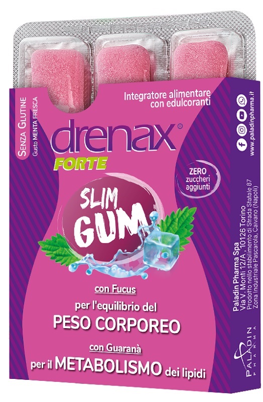 DRENAX SLIM DIMAGRANTE 9 GUM - Farmacia Puddu Baire S.r.l.