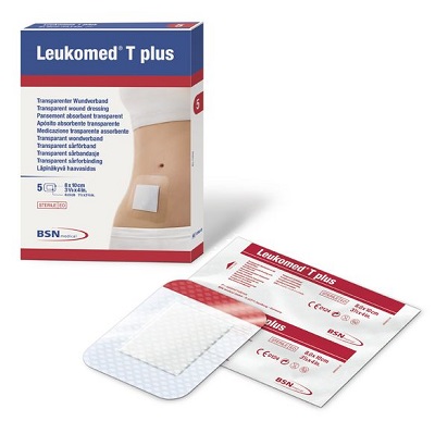 LEUKOMED T PLUS MEDICAZIONE POST-OPERATORIA TRASPARENTE IMPERMEABILE 7,2 X 5 CM - Farmacia Puddu Baire S.r.l.
