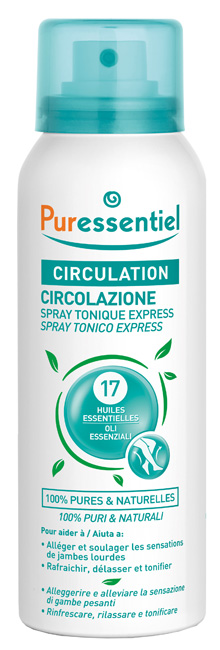 PURESSENTIEL SPRAY TONICO EXPRESS CIRCOLAZIONE 100 ML - Farmacia Puddu Baire S.r.l.