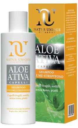 NATUR UNIQUE SHAMPOO ALOE ATTIVA VOLUME STREPITOSO 250 ML - Farmacia Puddu Baire S.r.l.
