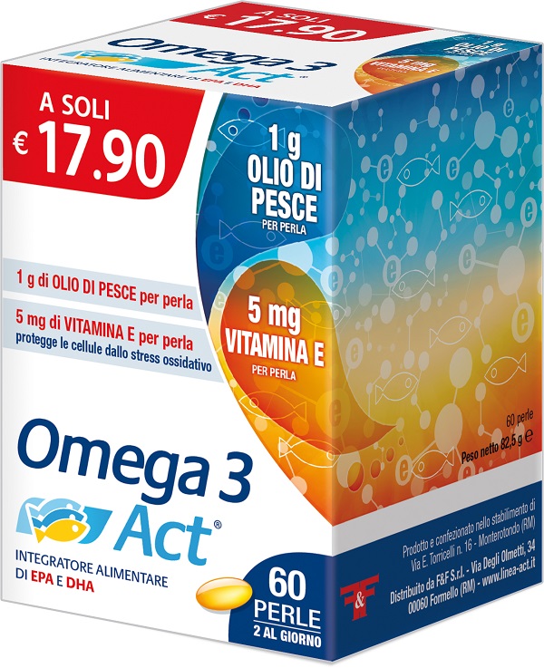 OMEGA 3 ACT 1G 60 PERLE - Farmacia Puddu Baire S.r.l.