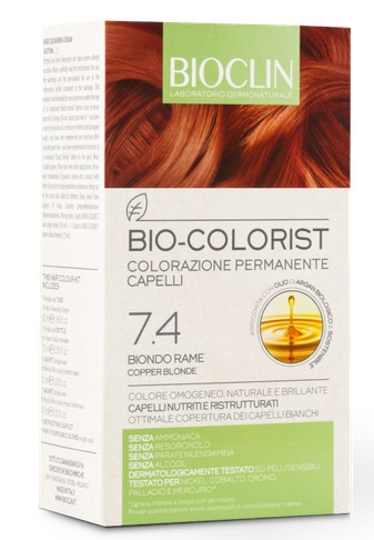 BIOCLIN BIO COLORIST 7,4 BIONDO RAME - Farmacia Puddu Baire S.r.l.