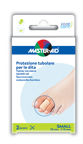 TUBO IN GEL MASTER-AID ELASTICIZZATO S 7,5 CM 2 PEZZI - Farmacia Puddu Baire S.r.l.