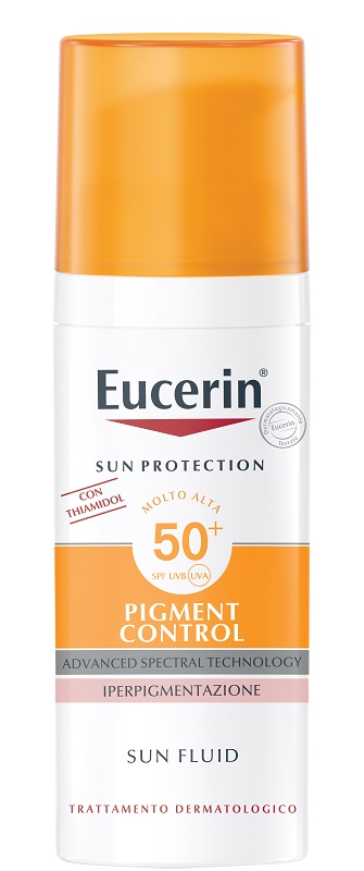 EUCERIN SUN PROTECTION SPF 50+ PIGMENT CONTROL SUN FLUID 50 ML - Farmacia Puddu Baire S.r.l.