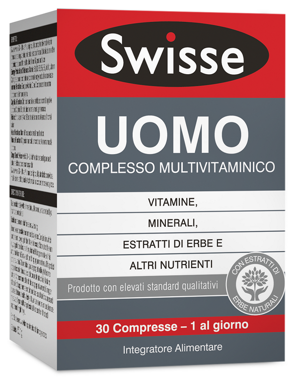 SWISSE MULTIVITAMINICO UOMO 30 COMPRESSE - Farmacia Puddu Baire S.r.l.
