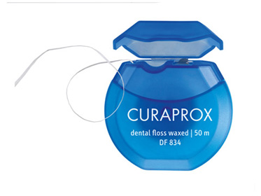 CURAPROX DF 834 DENTAL FLOSS WAXED 50 METRI - Farmacia Puddu Baire S.r.l.
