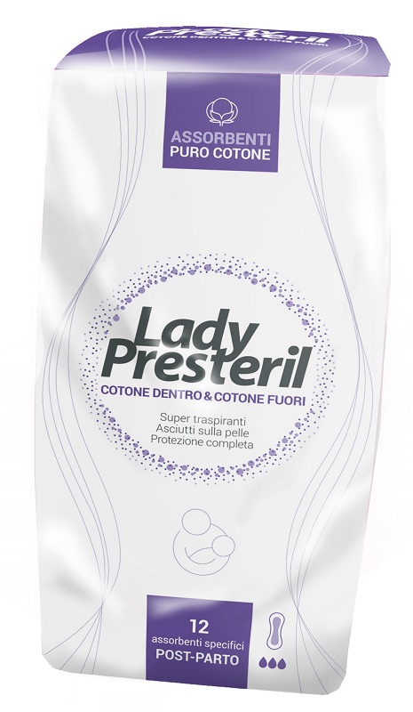 LADY PRESTERIL POSTPARTO 12 PEZZI - Farmacia Puddu Baire S.r.l.
