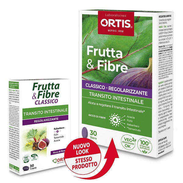 FRUTTA & FIBRE CLASSICO 30 COMPRESSE - Farmacia Puddu Baire S.r.l.