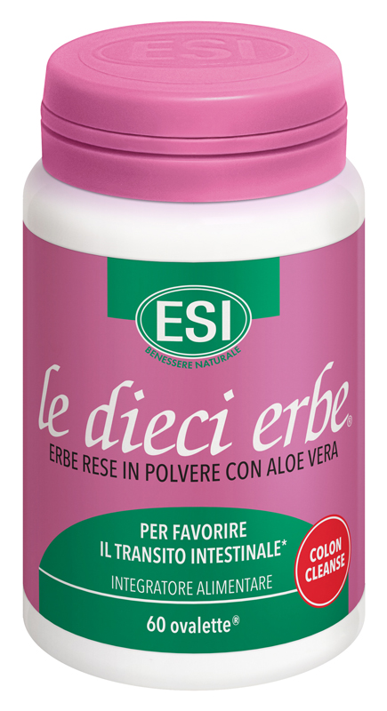 ESI LE DIECI ERBE COLON CLEANSE 60 OVALETTE - Farmacia Puddu Baire S.r.l.