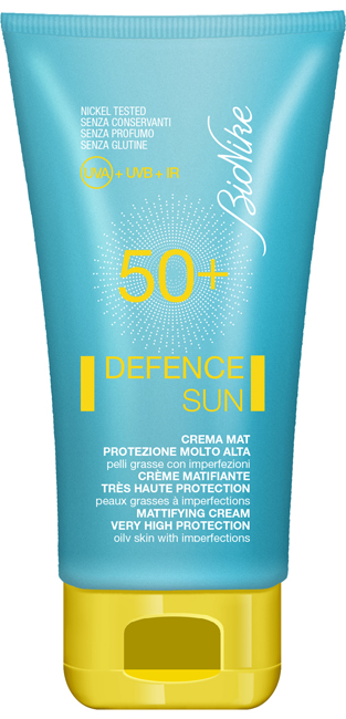DEFENCE SUN 50+ CREMA MAT PROTEZIONE MOLTO ALTA 50 ML - Farmacia Puddu Baire S.r.l.